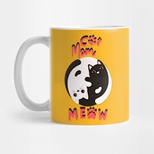 cat mom t shirt Mug